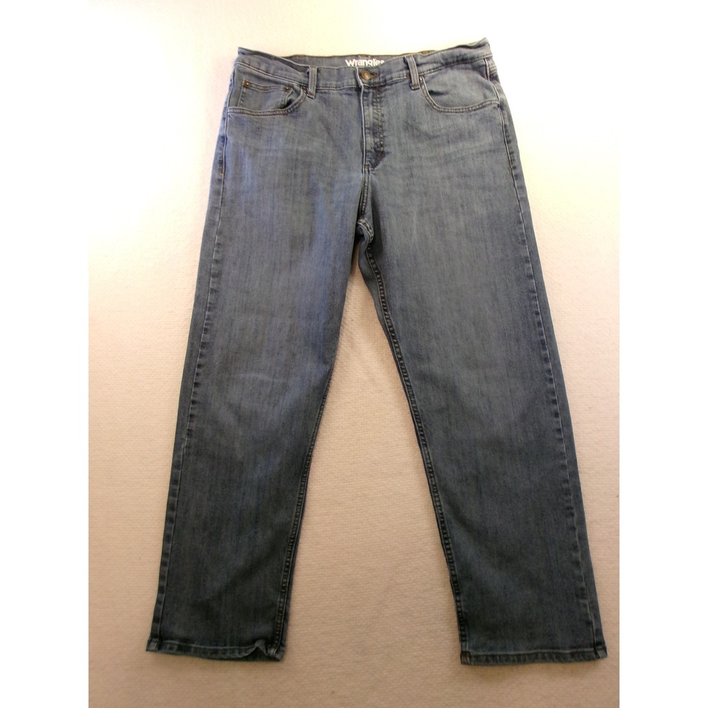 Wrangler Relaxed Fit Jeans Mens 36x30 Blue Stretch Denim 10MGW15MA